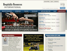 Tablet Screenshot of hospitalityresourcesinternational.com
